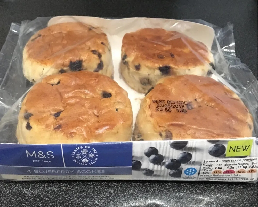 Blueberry scones