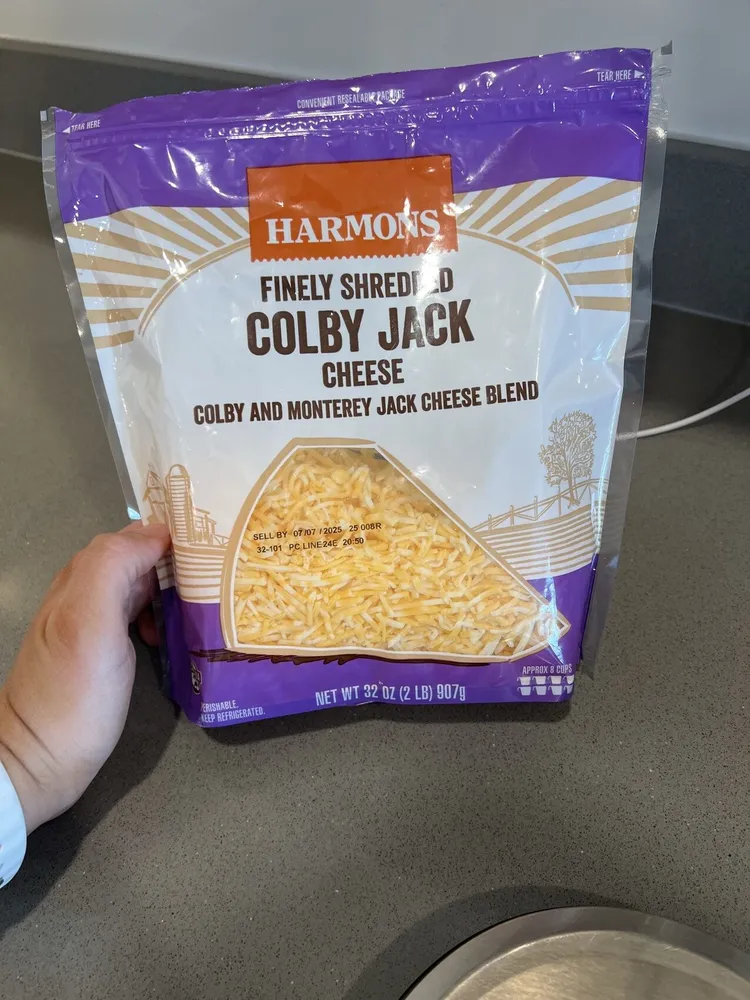 Colby Jack shredded cheese