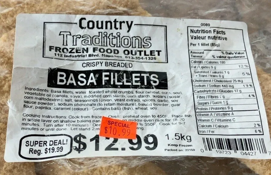 Basa fillets