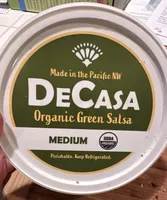 Organic Green Salsa - Medium