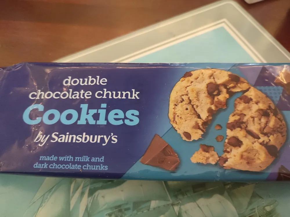 double chocolate chunk cookies