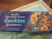 double chocolate chunk cookies