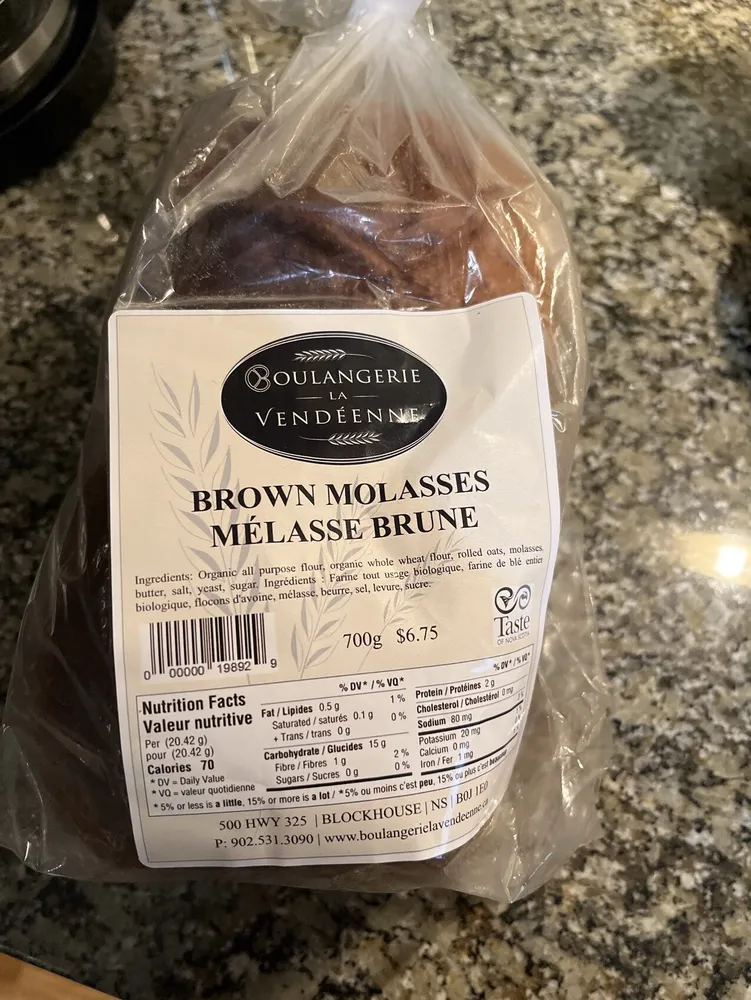 Brown Molasses Bread