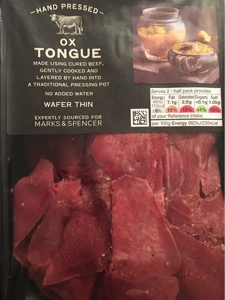 Ox tongue