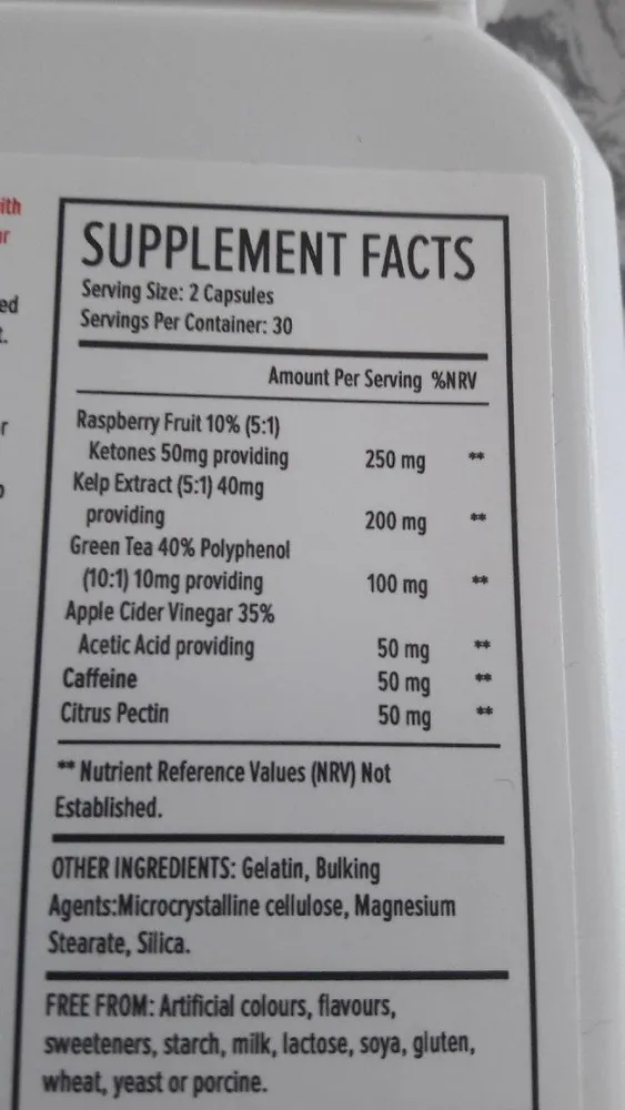 Ultrapur Wild Raspberry Ketone - 60 Capsules