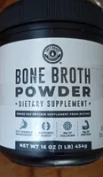 Bone broth powder dietary supplement