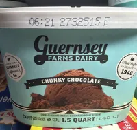 Chunky chocolate ice cream