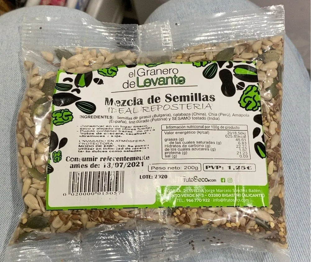 Mezcla de semillas