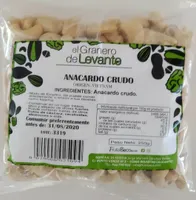 Anacardo crudo