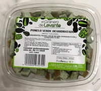Pomelo verde deshidratado