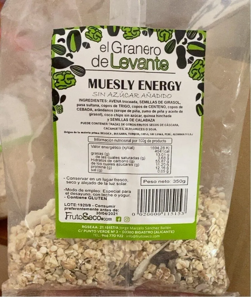 Muesly energy
