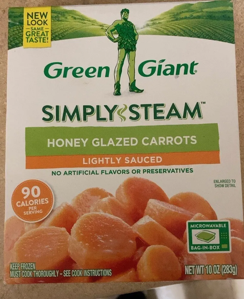 Honey glaze carrots