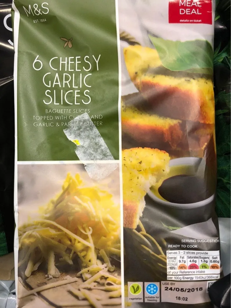 Cheesy Garlic Slices
