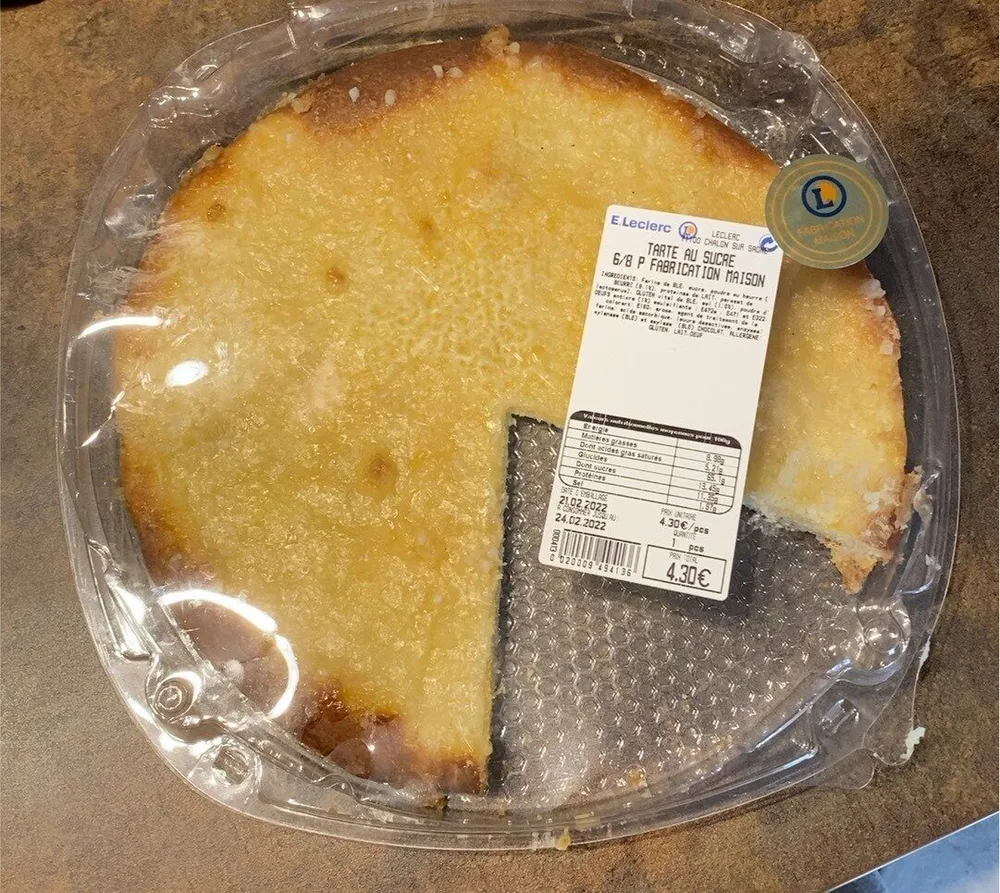 Tarte au sucre