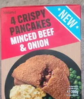 Crispy Pancakes - minced beef and onion