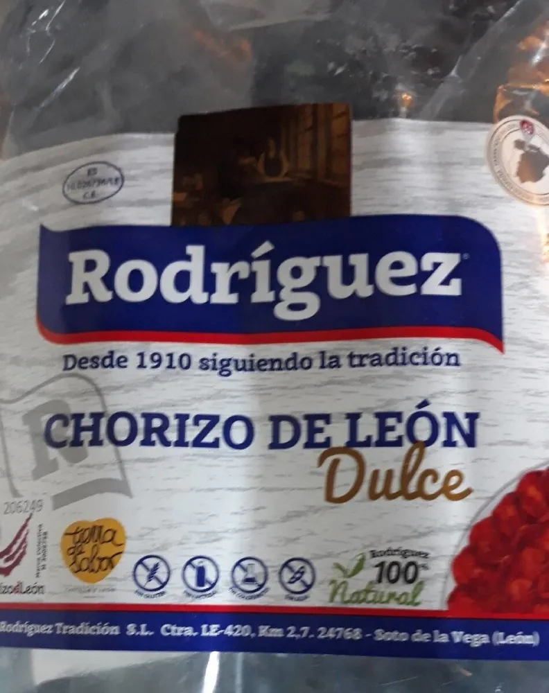 Chorizo de León dulce