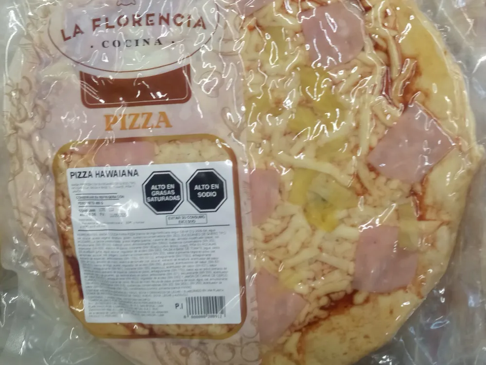 pizza hawaiana familiar