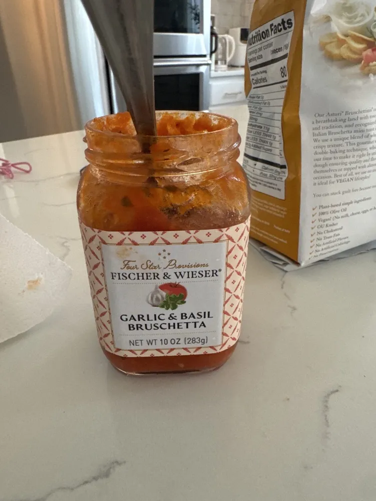 Garlic And Basil Bruschetta Sauce