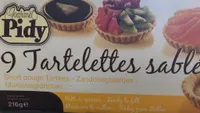 9 tartelettes sablées