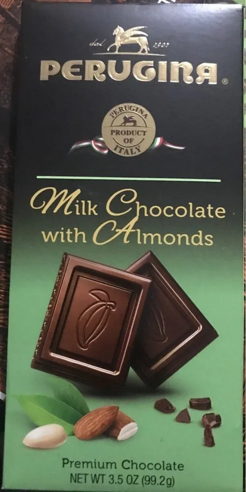 Perugina, milk chocolate with almonds