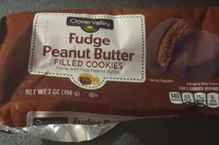 Fudge Peanut Butter Filled Cookies