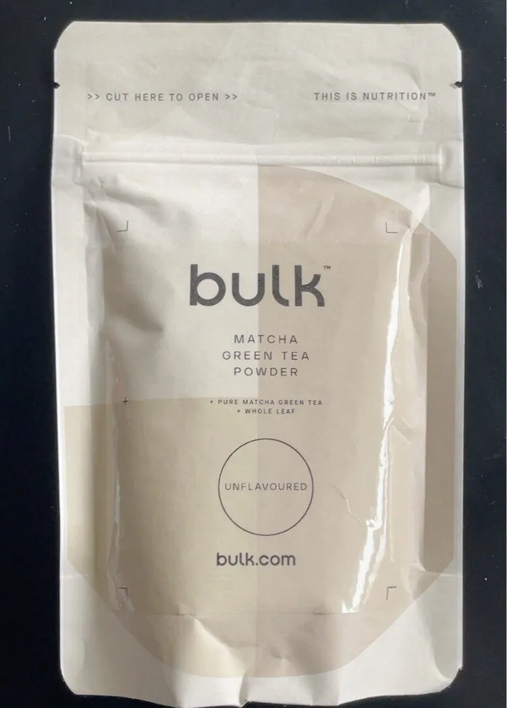 Matcha green tea powder