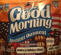 Good morning instant oatmeal gofre & white choc