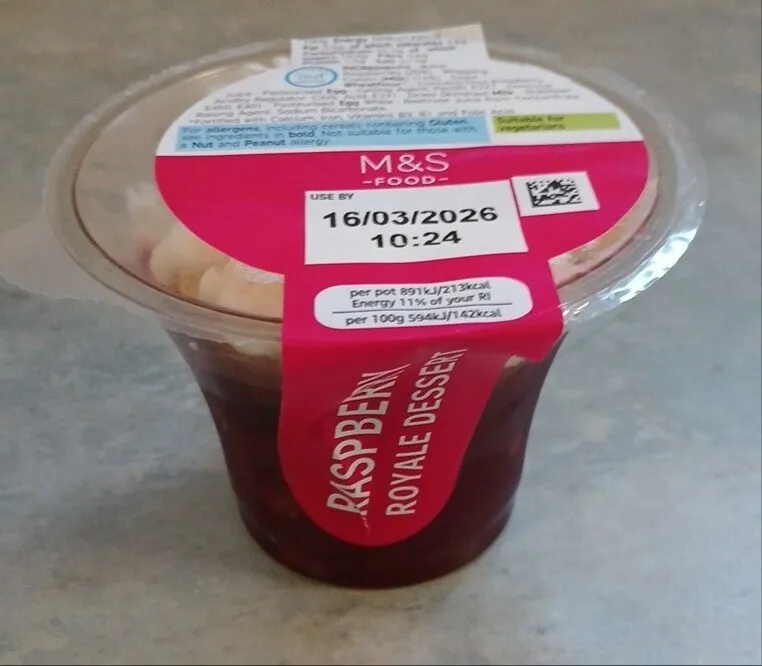 Raspberry Royale Dessert