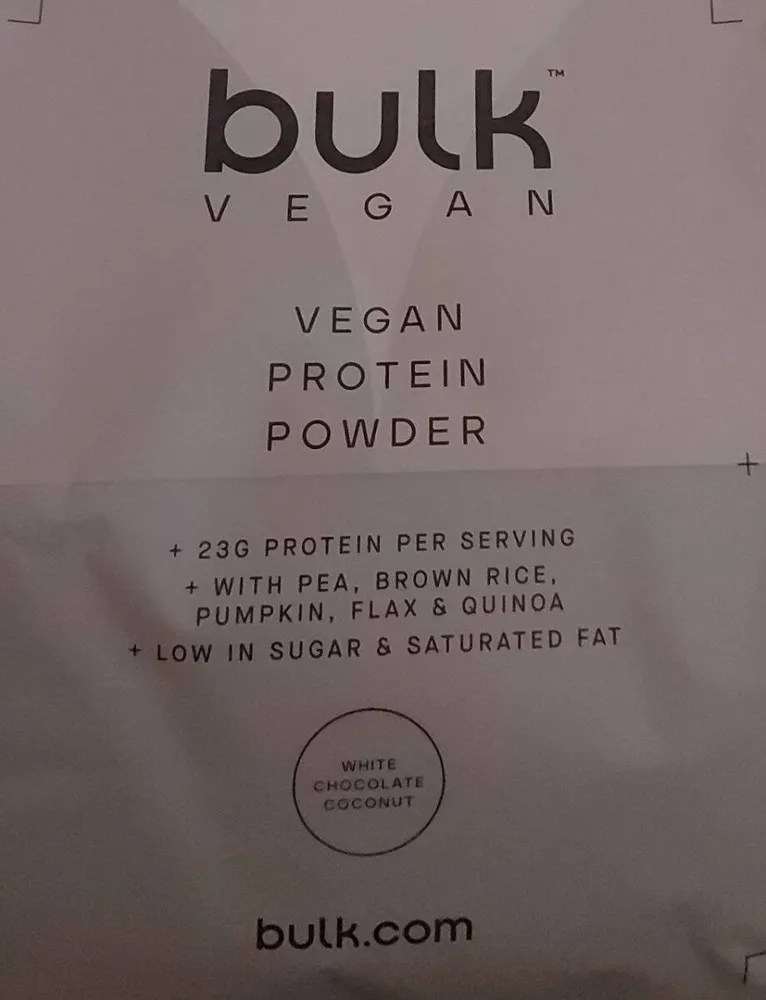 Vegan protein powder