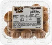 Glazed sour creme old fashioned donut holes
