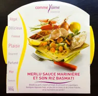 Merlu Blanc Sauce Marinière et son Riz Basmati