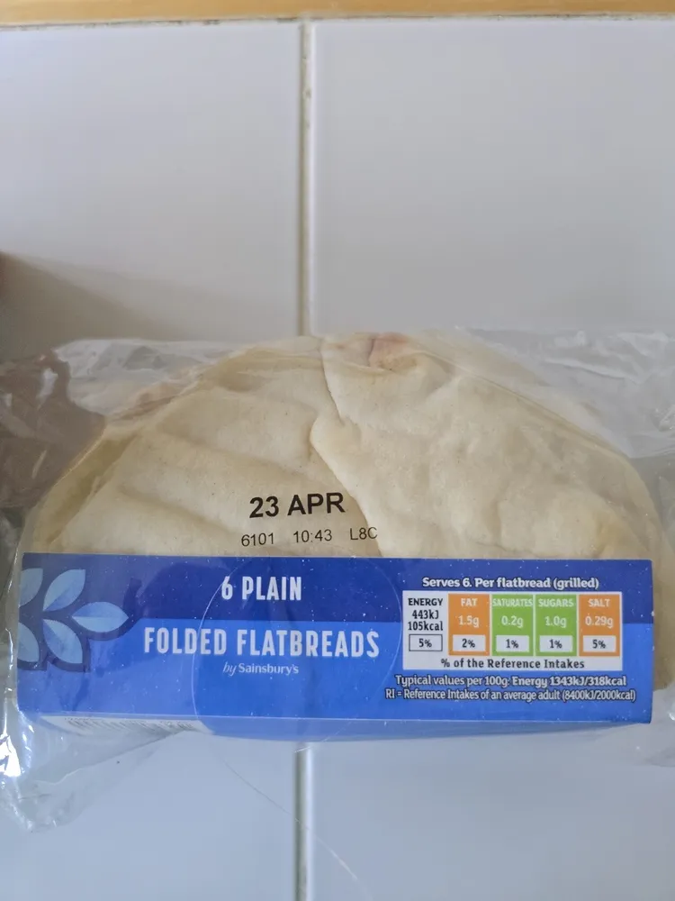 Folded Flatbreads