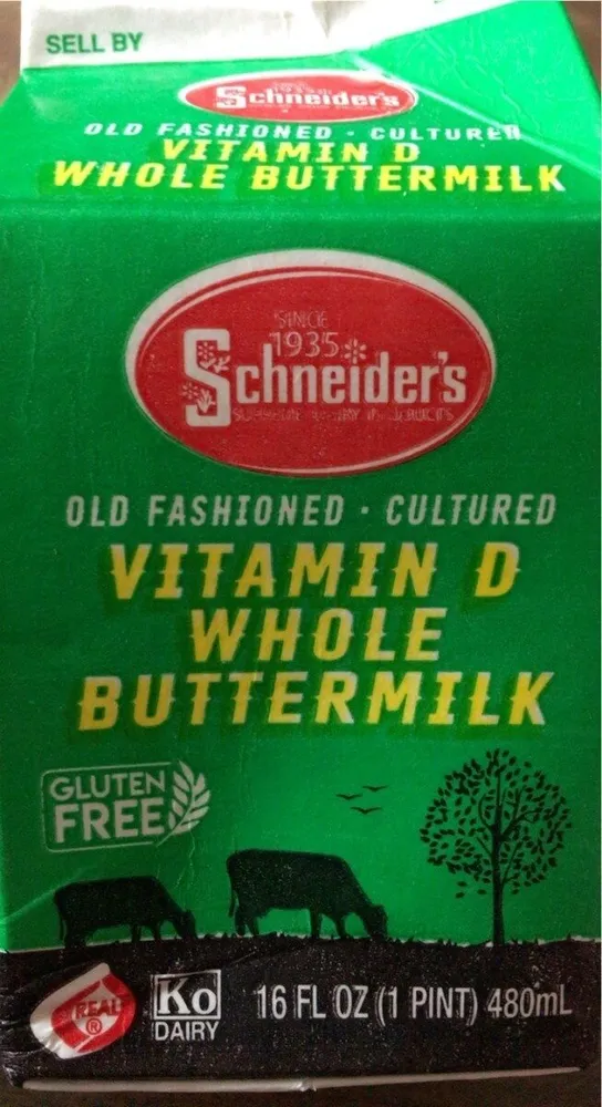 Old Fashioned Cultured Vitamin D Whole Buttermilk