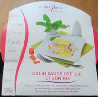 Colin sauce oseille et son riz