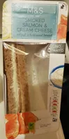 Smoked Salmon and Cream Cheese sandwich