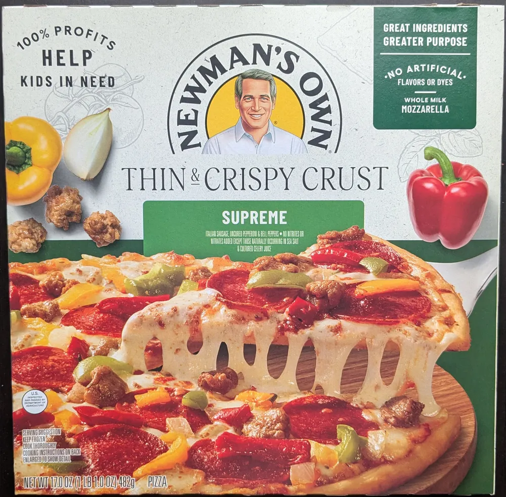 Thin & Crispy Crust Supreme Pizza