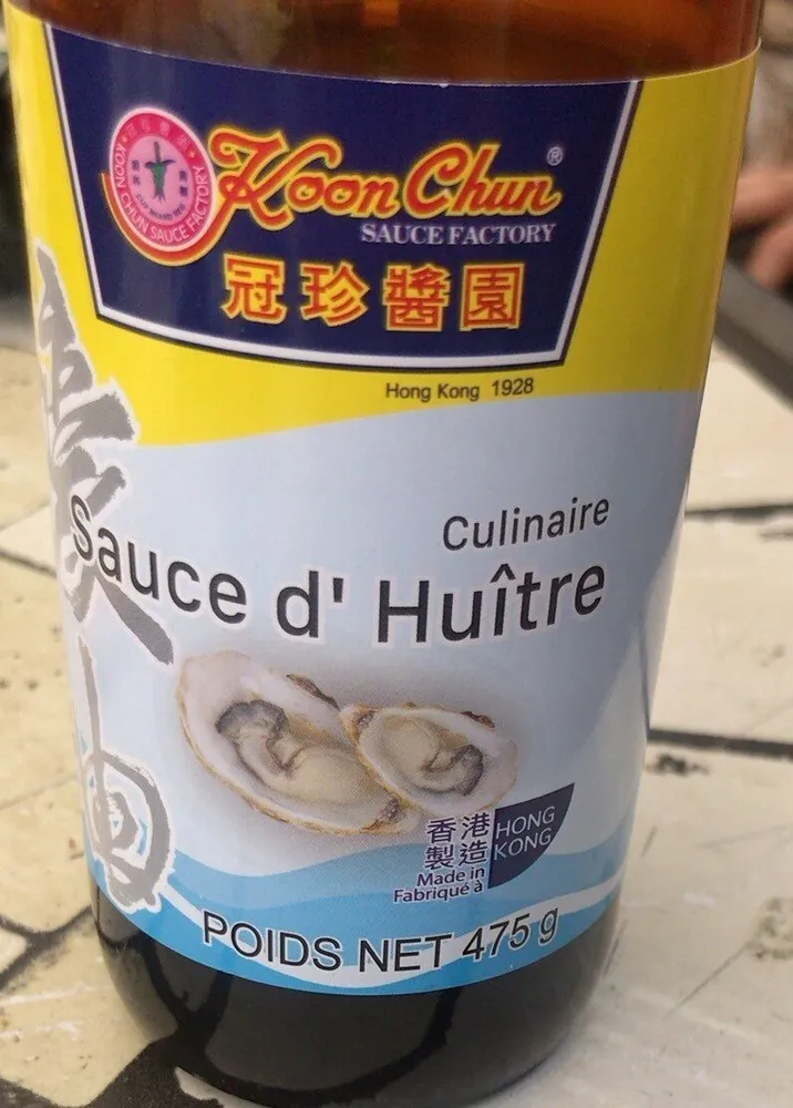 Sauce d’huitre