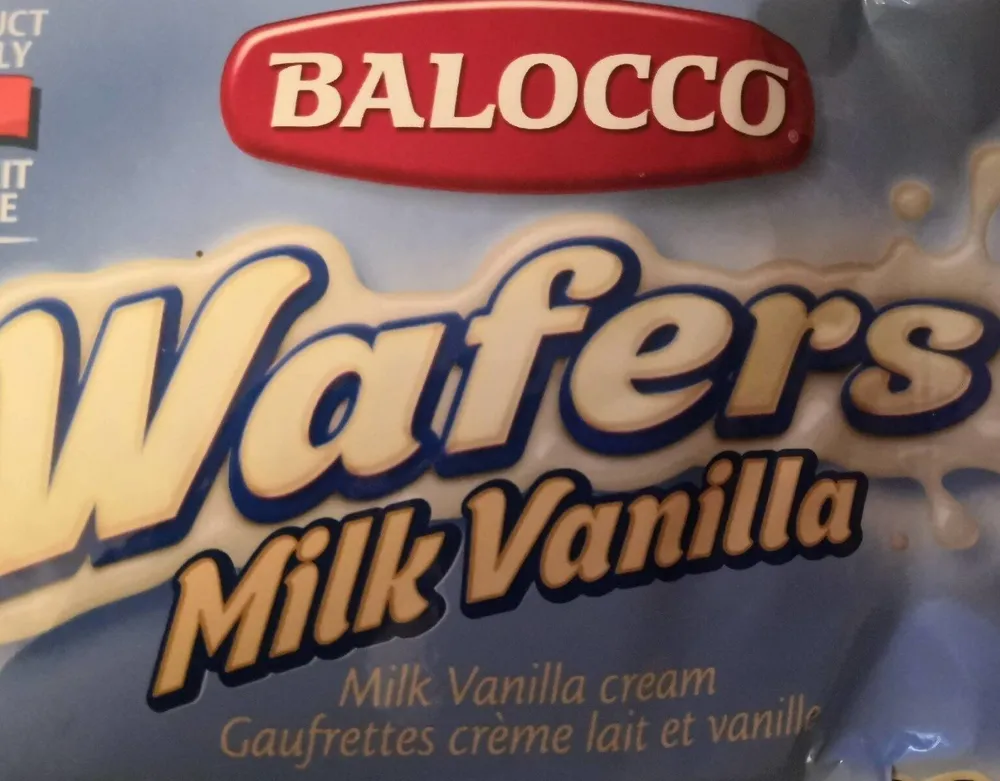 Wafers milk vanilla
