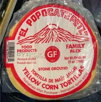 Yellow corn tortilla