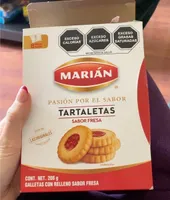 Tartaletas sabor fresa