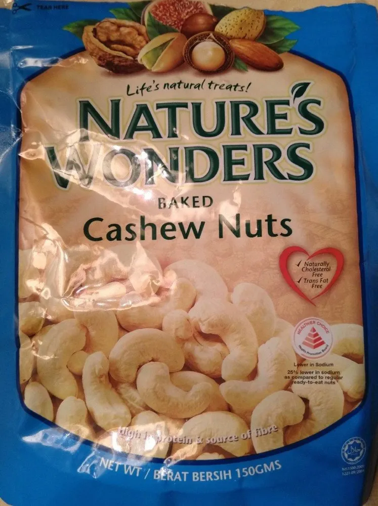 Nature's Wonders Baked Cashew Nuts