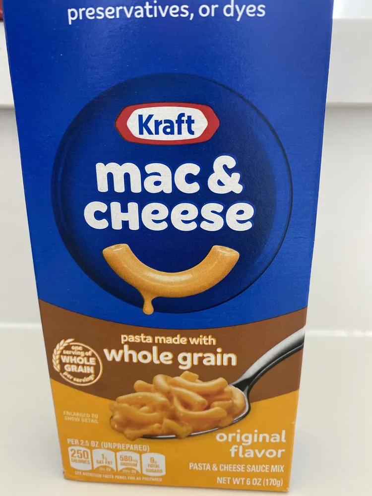 Whole grain original macaroni & cheese