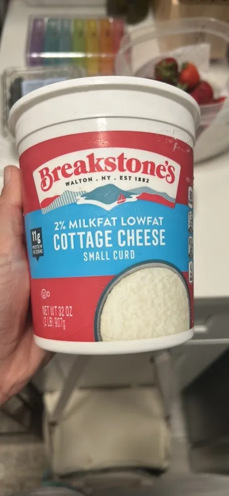 2% Milkfat Lowfat Cottage Cheese Small Curd