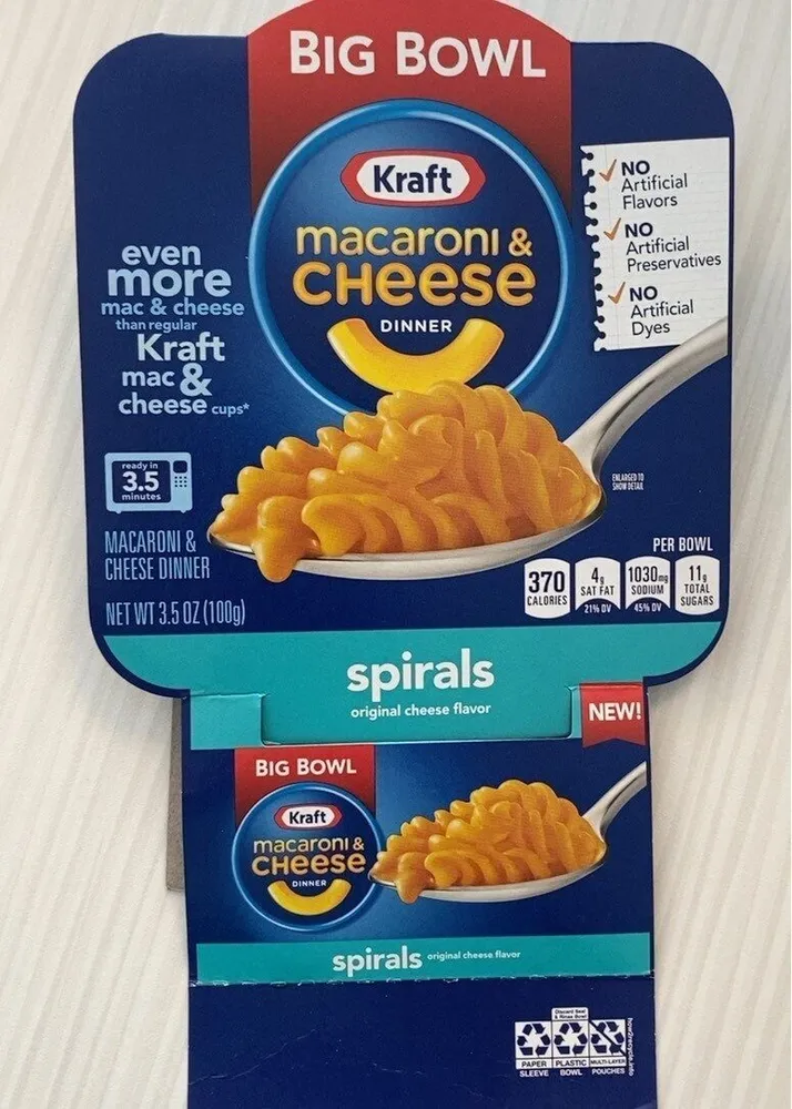 Big bowl easy mac