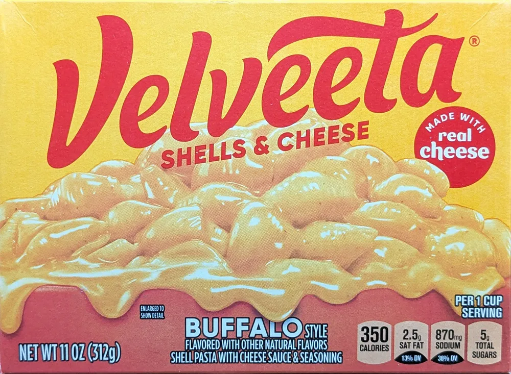 Buffalo Style Shells & Cheese