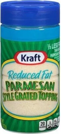 Parmesan style grated topping