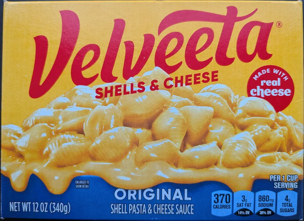 ORIGINAL SHELL PASTA & CHEESE SAUCE