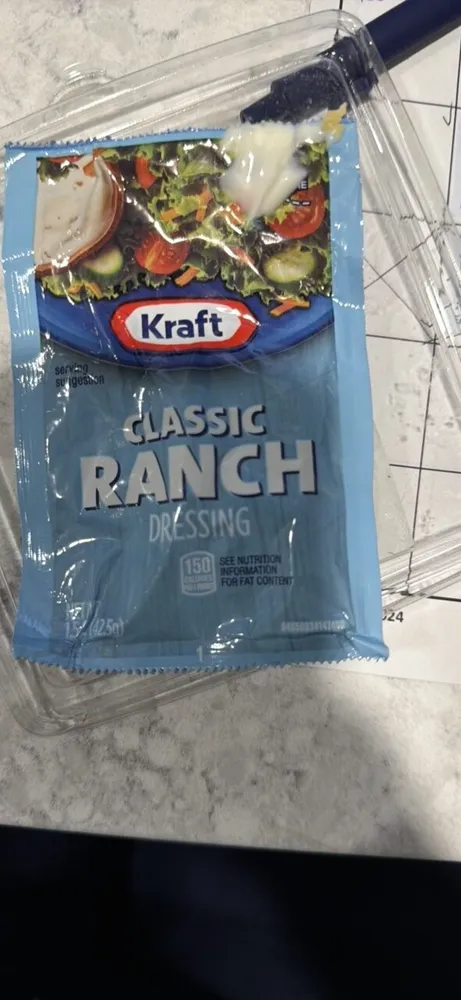 Ranch salad dressing packets
