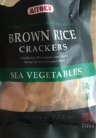 Brown rice crackers