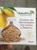 Cookies de germinados con limón y sésamo